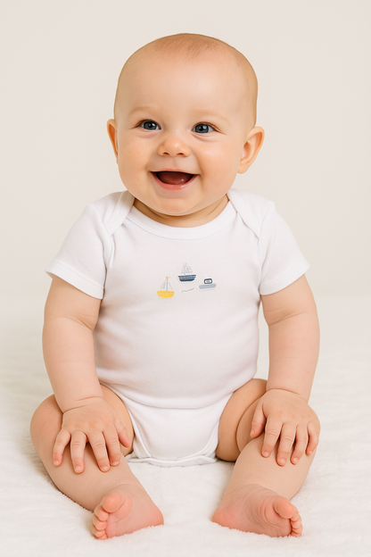 Baby Boys Sailor 6 Piece Mesh Bag Gift Set